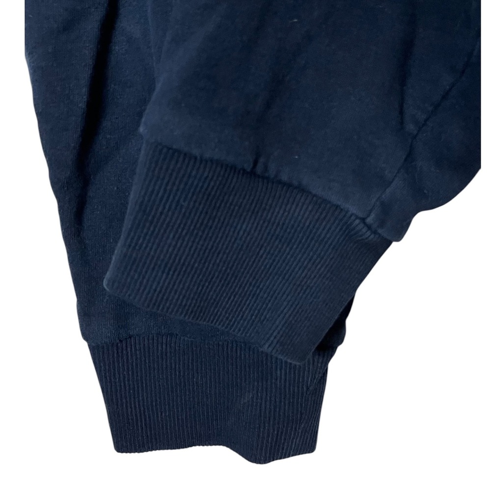Theory Loft Pant Lounge Fleece HT Large Navy Cotton Casual Travel Athleisure Gym - Picture 6 of 9